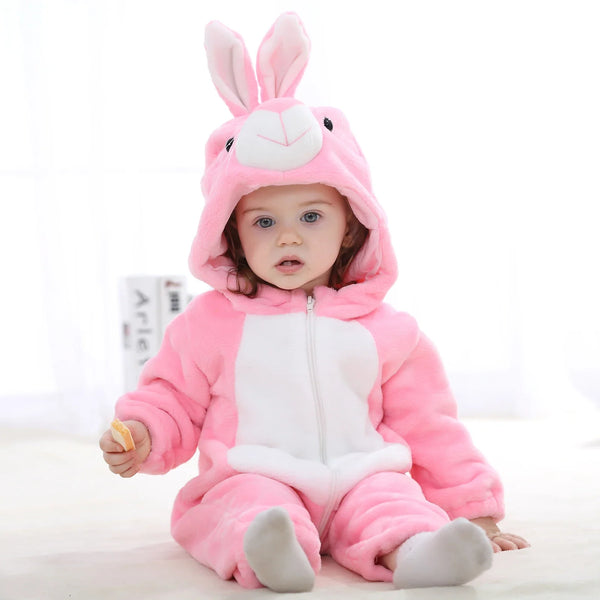 Rabbit hooded animal costume