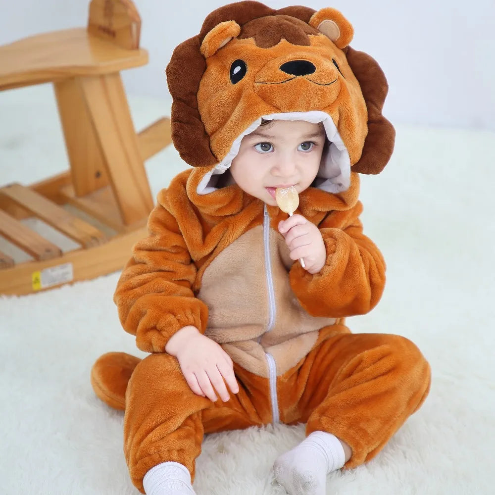 ZipRoar Lion hooded toddler costume