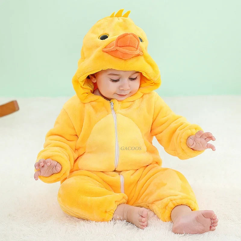 ZipRoar Duck hooded baby costume