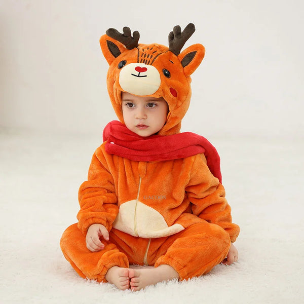 Deer hooded animal costume