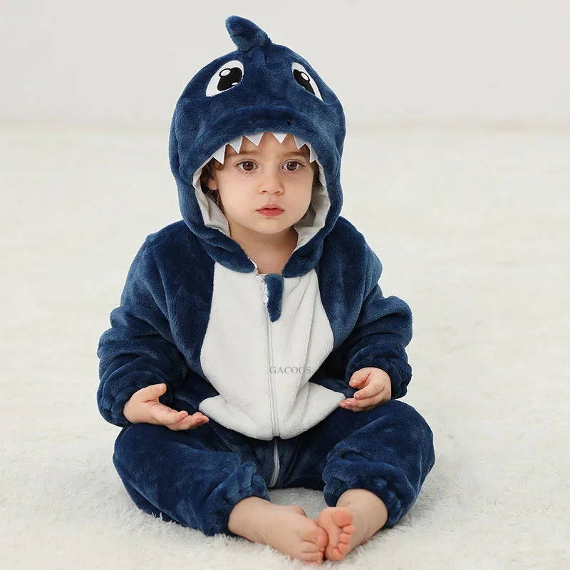 ZipRoar Shark hooded baby costume